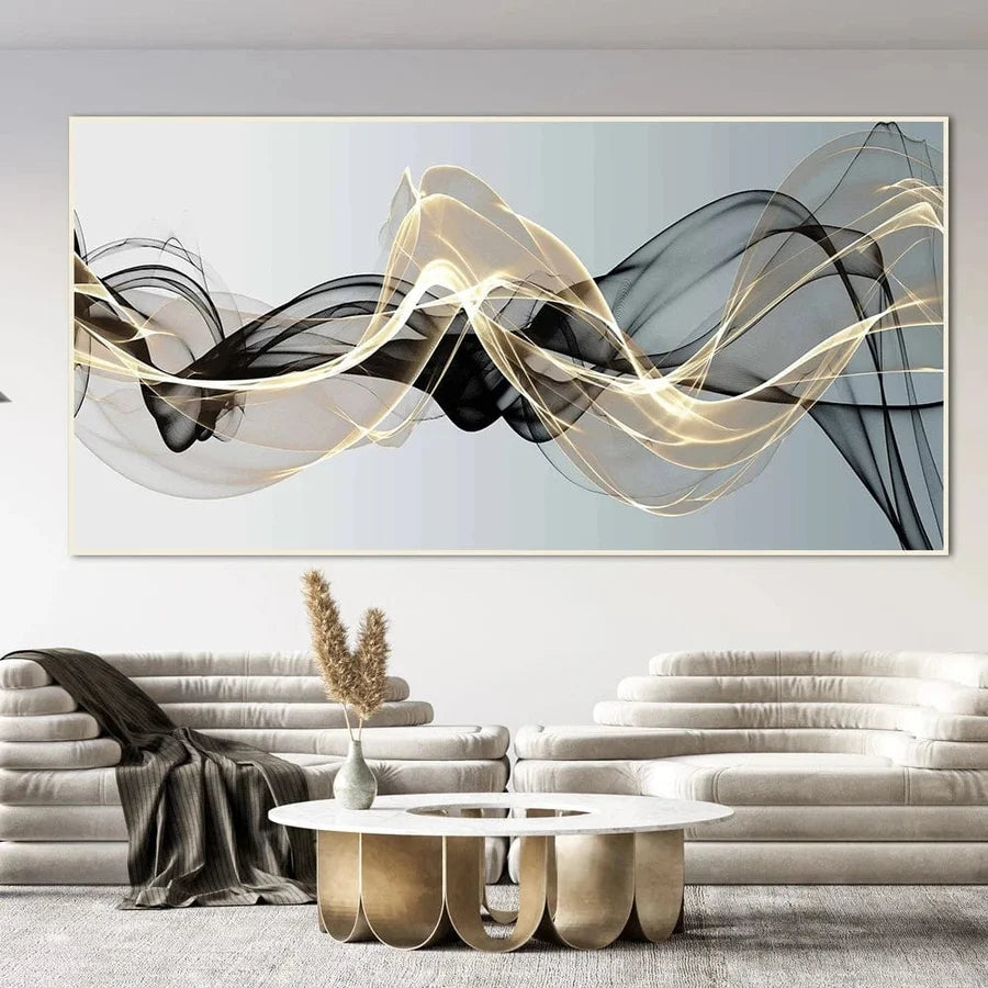 GOLDEN SMOKE CANVAS