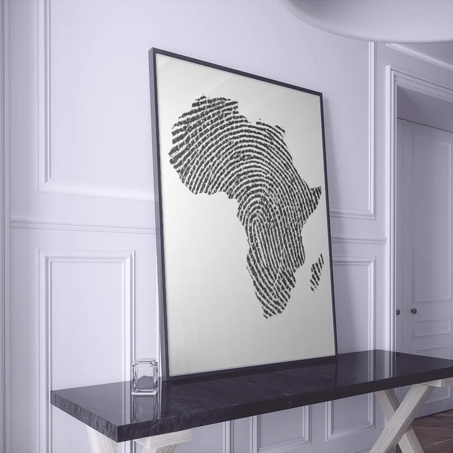 AFRICA PRINT MAP