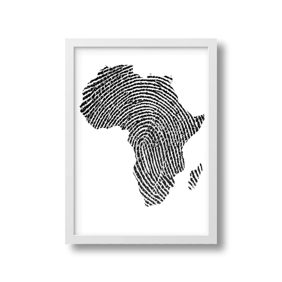 AFRICA PRINT MAP